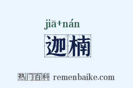 迦楠是什么意思的图片